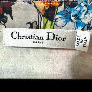 Christian Dior Floral Wrap Dress (like new)